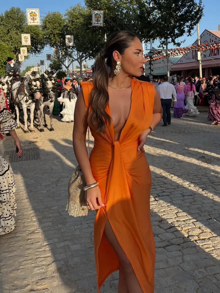 Verenaluxe™ | Elegant Pleated Dress