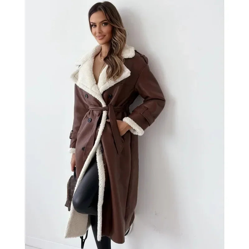 Luxe Lapel Winter Coat