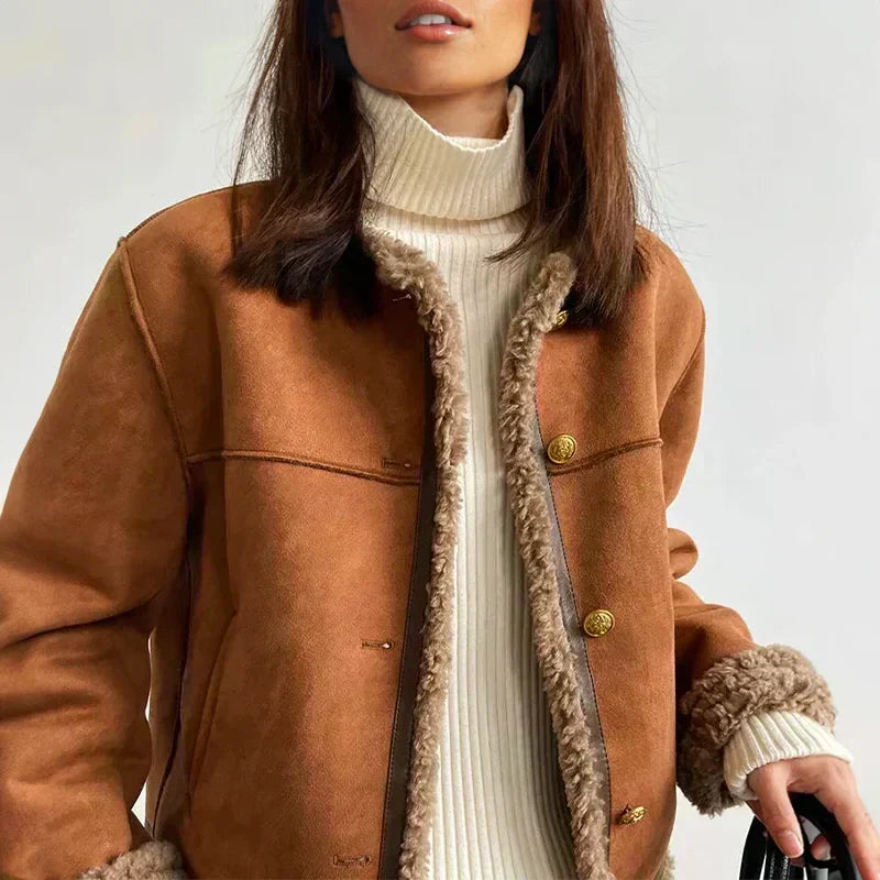 Evelyn™ | Luxurious Sheepskin Jacket