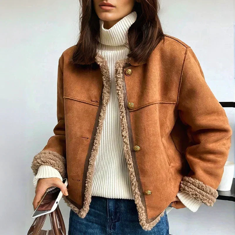 Evelyn™ | Luxurious Sheepskin Jacket