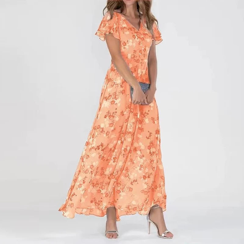 Verenaluxe™ | Glamorous dress that covers the belly