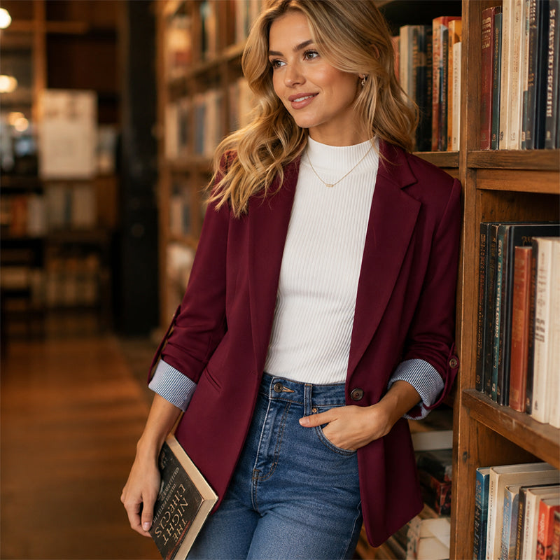 Soft Drape Cardigan Blazer